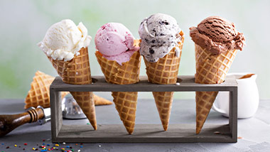 ice cream cones
