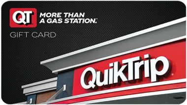 RED and black quiktrip gift card