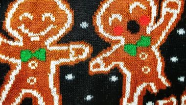 Christmas Sweater design with Ginger bread