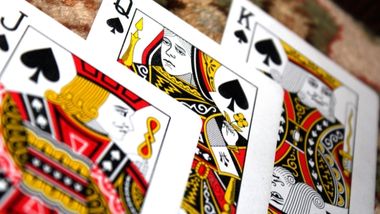 Jack, Queen and King Playing Card