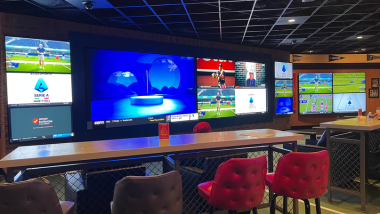 Interior of The Sportsbook with Tvs